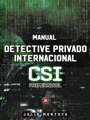 cover image of Manual del detective privado internacional
